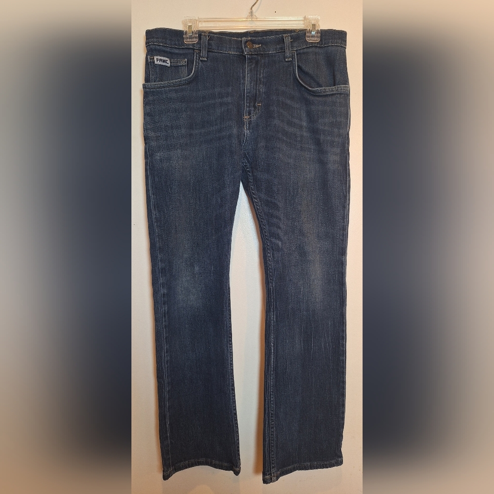 Tyndale Men's Blue Jeans FR CAT 2 Size 35X30(missing‎ Size Tag) Workwear